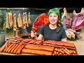 Download Lagu Smoked pork making process: How to smoke pork belly at home \u0026 grill meat for my family