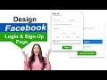 Facebook Login And Sign-Up Page Exact Design Using HTML CSS JAVASCRIPT