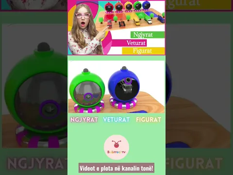 Ngjyrat Veturat Figurat për fëmijë të vegjël!