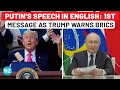 Download Lagu Poetins volledige toespraak in het Engels: eerste videoboodschap terwijl BRICS-landen hun 'zorgen...