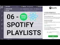 React JS Tutorial - 06 How to get data from Spotify playlists example