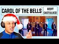 Geoff's most requested song! CAROL OF THE BELLS (low bass) | classical singer reacts \u0026 analyses