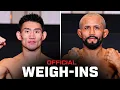 Yadong vs Figueiredo Weigh-Ins UFC Macau