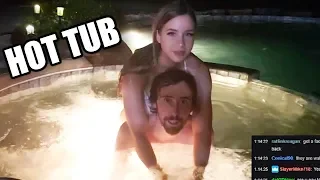 Hot Tub Stream With Asmongold & Pink Sparkles