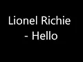 Hello - Lionel Richie (Tłumaczenie)