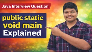 What Does public static void main String args REALLY Mean Java Interview Question