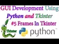 Frames in Tkinter - Python GUI using Tkinter In Hindi