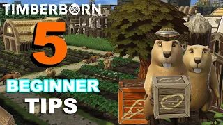 Keep your Fur wet and your teeth healthy 5 Beginner Tips for Timberborn 1 0