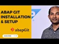 ABAPGit Installation and Setup