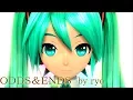 Download Lagu [60fps Full風] ODDS\u0026ENDS - Hatsune Miku 初音ミク Project DIVA Arcade English lyrics Romaji subtitles PDA