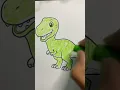 Coloring A Dino Dinosaur KidAngle