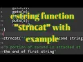 C - String function