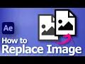 After Effects How to Replace Image Layer in Composition with shortcut