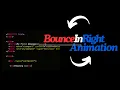 Bounce In Right Animation on Scroll Simple HTML CSS JS Tutorial