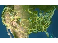 Map of US long-haul fiber-optic cable network