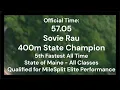 Maine Class B State Meet June 6 2026 Freeport Maine 400 m Finals