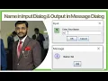 Taking Input In java Using Swing with Practical and Tasks as you can also Learn User Input Dialog