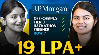 How she got Off-Campus Offer from JP Morgan | Complete JP Morgan Hiring Process for Engineers