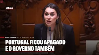 Portugal ficou apagado e o Governo também