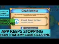 Merge Dragons Has Stopped App Keeps Crashing Error Message How I Fixed My Game