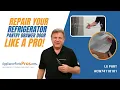 How To Replace Refrigerator Pantry Drawer Door ACW74118101
