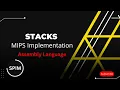 Stack Implementation in MIPS Programming Language Assembly language