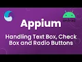 Appium Tutorial 18 Handling Text Box Check Box and Radio Buttons in Android App