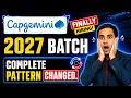Capgemini Hiring Announced Batch 2027 Complete Pattern Changed