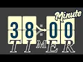 38 Minute Timer Silent Countdown Timer for Study Workout Cooking Meditation More