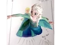 Disney Frozen Elsa color in 4D ColorCraze 4D Printable Coloring Book Pages Fun