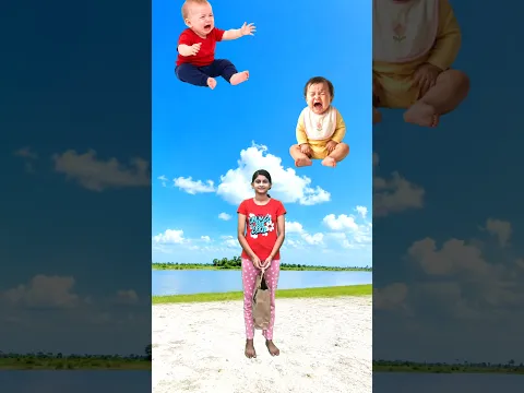 Flying crying babies Catching vs dancing dog, cute bhabhi, parrot, good day funny vfx video 😀😀