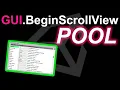 Unity Editor Pooling ScrollView In A Custom Inspector With GUI BeginScrollView