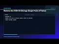 Remove the KVM HA Storage Single Point of Failure