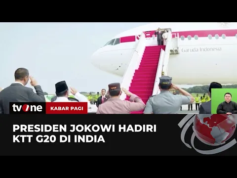 Didampingi Sejumlah Menteri, Presiden Jokowi Hadiri KTT G20 di India