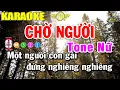 Download Lagu Chờ Người Karaoke Tone Nữ Nhạc Sống | Trọng Hiếu