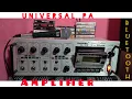 Universal cassette pa amplifier120 watts inbuilt Bluetooth music player universal hifi amplifier