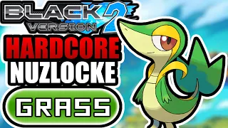 Pokemon Black 2 Hardcore Nuzlocke - GRASS Types Only No items No overleveling