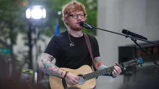 Ed Sheeran performs \