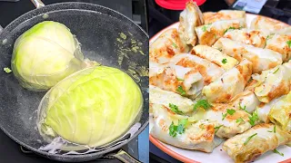 No maida No knead steamed cabbage momos | Healthy Chicken Momos 