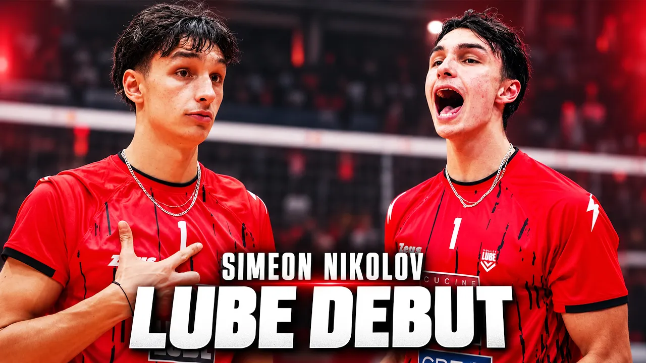 Simeon Nikolov’s FIRST Match for Lube Civitanova !!!