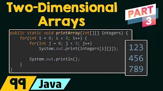 Two-Dimensional Arrays in Java Part 3