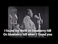 Download Lagu Blueberry Hill Lyrics - Louis Armstrong