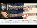 Six / ALL THAT REMAINS (screen TAB | Guitar lesson)