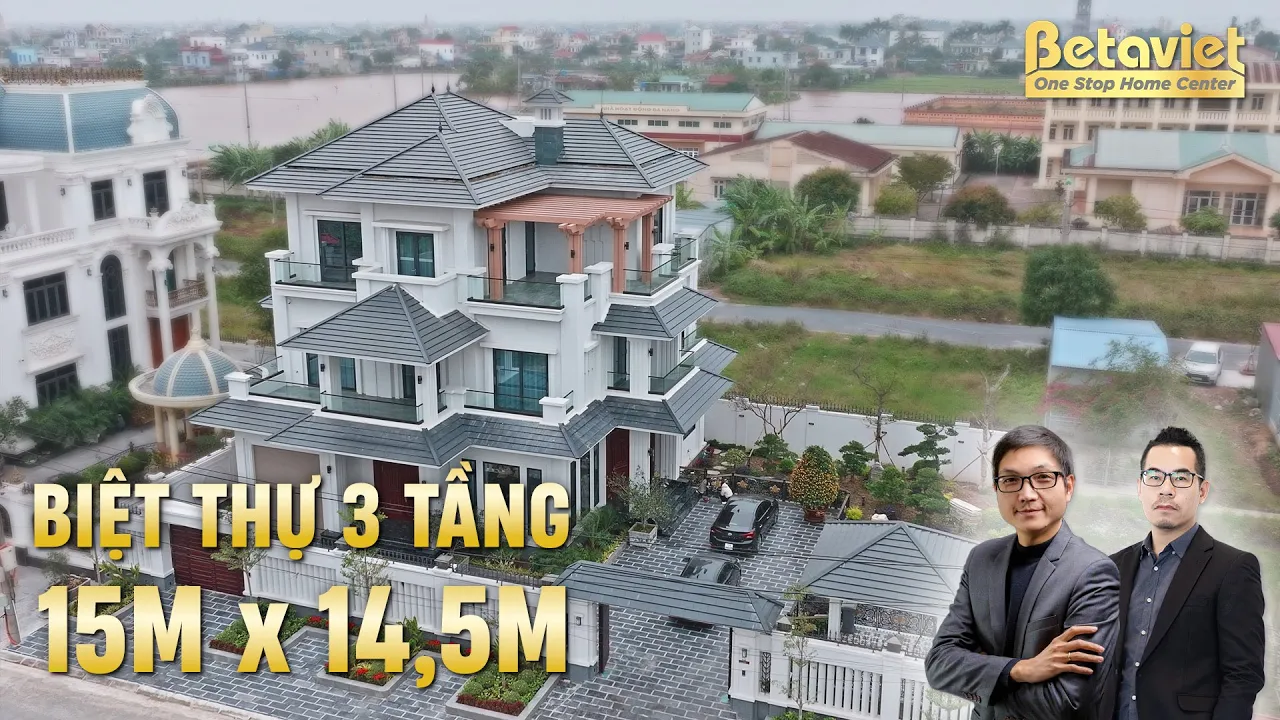 Review Chi Tiết Mẫu Biệt Thự 3 Tầng Hiện Đại Sân Vườn Tại Ninh Bình