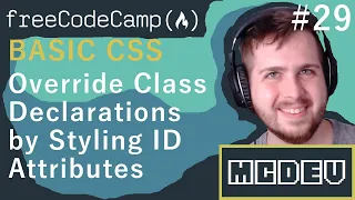 Override Class Declarations by Styling ID Attributes Basic CSS Solution Overview
