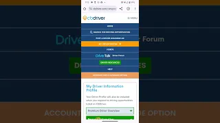 Driver Profile Tips - CBDriver com