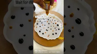 Reverse ink drop Alcohol ink resin coaster Resin Art
