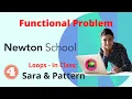 Pattern Printing in Java Loops Assignment Sara and pattern Newton School Assignment Answer