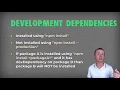 10 Dependencies and Development Dependencies