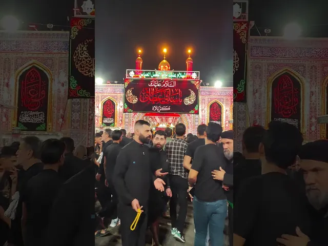 ⁣زرنا عنكم يوم العاشر ووضعنا رقعة الحجة لمن أوصانا مع زوجتي خادمة الحسين أم آمنة ونسأل الله القبول
